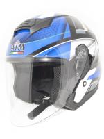 AiM Шлем открытый JK526 Blue/Grey/Black в Липецке