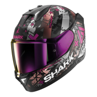 Shark Шлем Skwal i3 Hellcat Mat Black/Chrome/Violet в Липецке