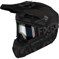 FXR Шлем Clutch Cold Stop QRS Electric 22 Black Ops в Липецке