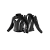 Shima Куртка Кожаная женская Miura 2.0 Black/White в Липецке