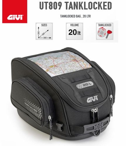 Givi Сумка на бак Tanklocked UT809 20л в Липецке
