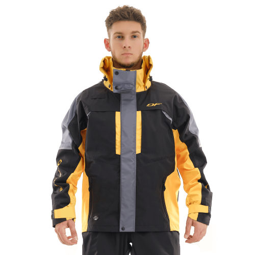 Dragonfly Куртка мембранная Quad Pro Black-yellow в Липецке