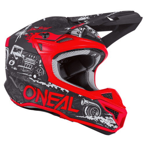 ONEAL Кроссовый шлем 5Series HR Черный/Красный в Липецке
