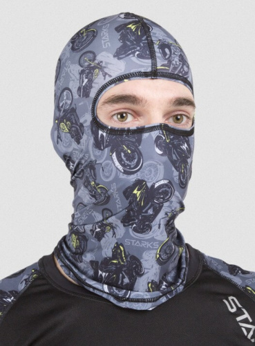 Starks Подшлемник Light Print Moto Серый принт в Липецке