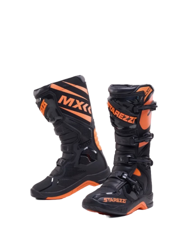 Starezzi Мотоботы Milano Black/Orange в Липецке