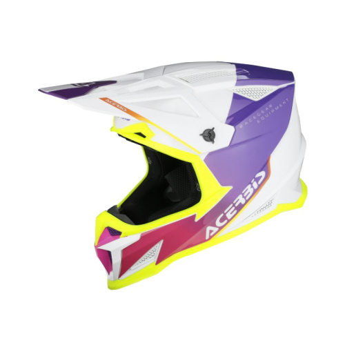 Acerbis Шлем T711 White/Purple в Липецке