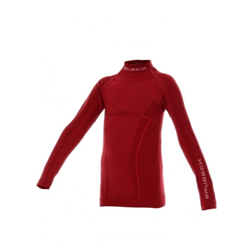 Brubeck Футболка на девушку Active Wool Бордовый в Липецке