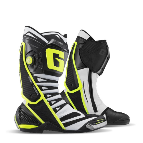 Gaerne Мотоботы GP1 Evo White/Black/Yellow в Липецке