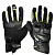 Sweep Перчатки кожаные+текстиль Hammer Black/Yellow в Липецке