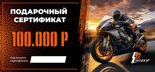 Подарочный сертификат Pro-Ekip.ru на 100.000р в Липецке