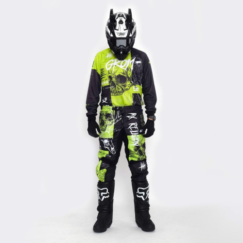 Grom Джерси MX Religion lime в Липецке