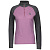 Scott Термокофта женская  Zip Defined Merino dark grey melange/cassis pink в Липецке