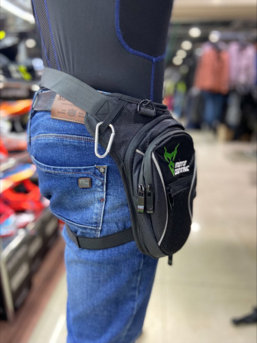 Motolike сумка на пояс зеленая в Липецке