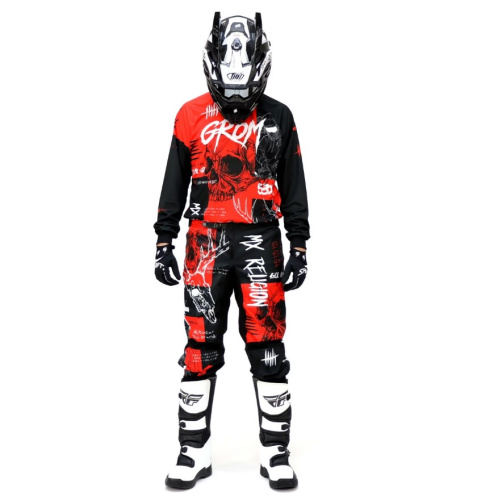 Grom Джерси + штаны MX Religion red в Липецке