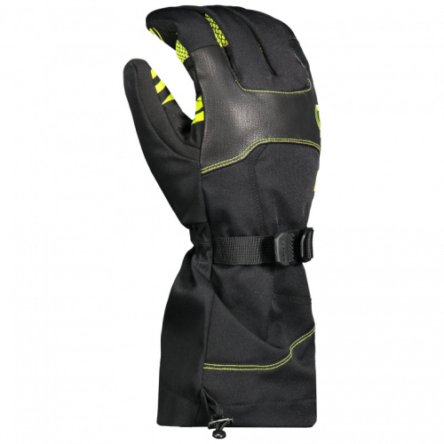 Scott Перчатки Cubrick Black/Lime-green в Липецке