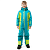 Dragonfly Зимний утепленный комбинезон Gravity Teenager Dark Green - Lime 2025 в Липецке