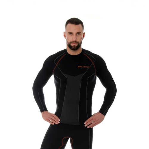 Brubeck Футболка мужская Thermo Protect черный в Липецке