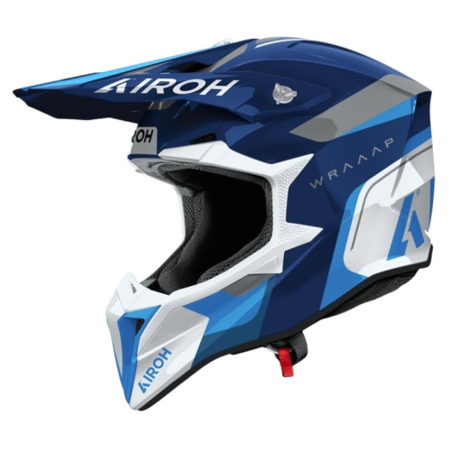 Airoh Шлем Wraaap Conquer Blue Gloss в Липецке