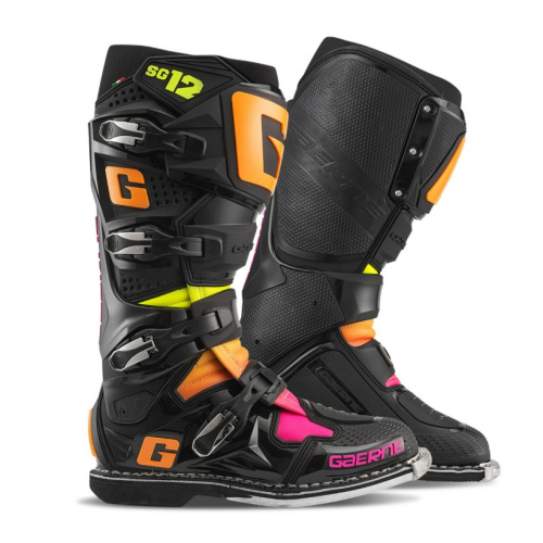 Gaerne Мотоботы SG-12 Black/Orange/Pink в Липецке