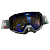 AIM PRO Очки снегоходные двойная линза 186-100 Black matt в Липецке
